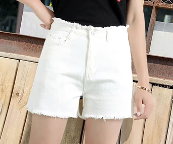 

Jeans Shorts Women High Waist New Fashion Summer Was Thin Loose Casual Ultra Short Hot Pant Wide Legs plus size Lady Denim Short