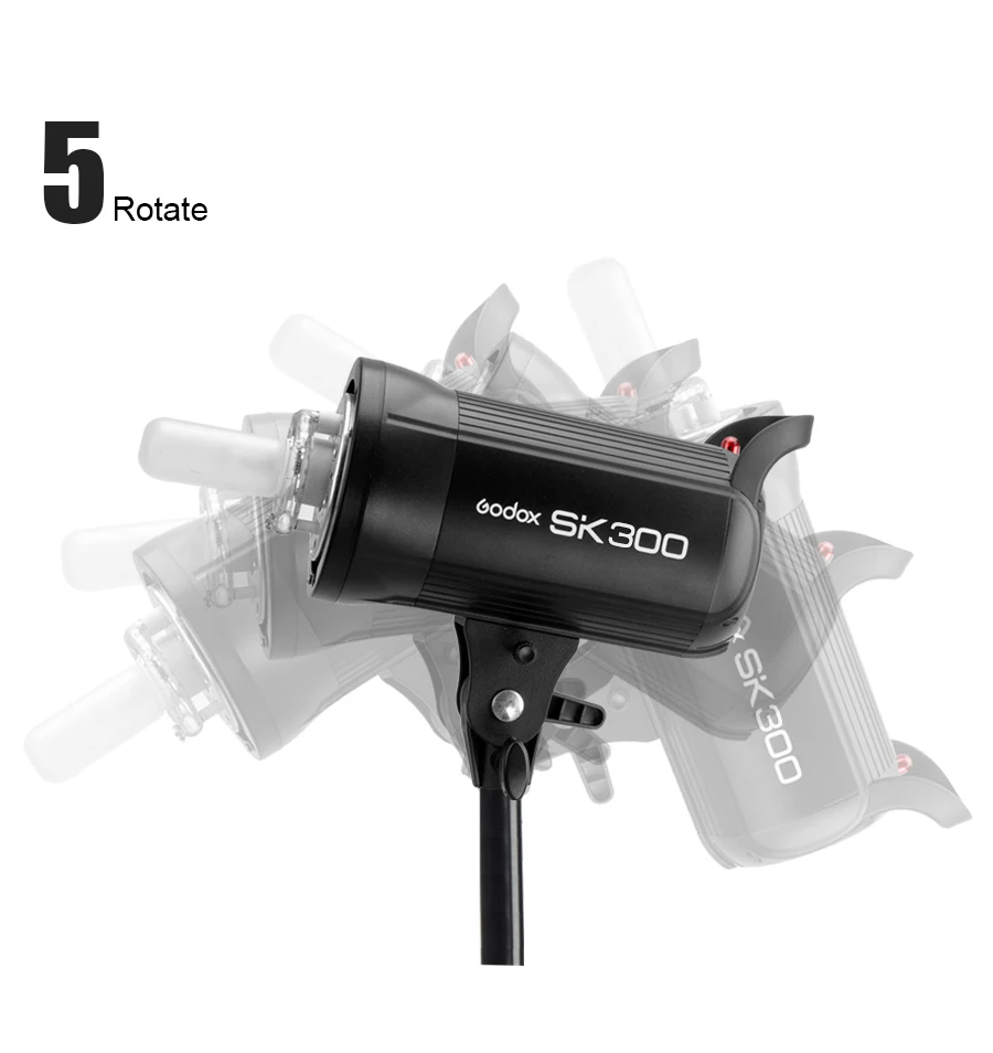 Godox SK300W 300Ws студийная вспышка для фотографии(300WS профессиональная студийная вспышка) 220 V 110 V