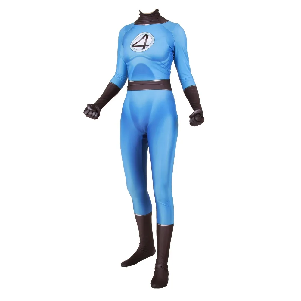 Fantastic Four Invisible Woman Costume Cosplay Superhero Susan Storm