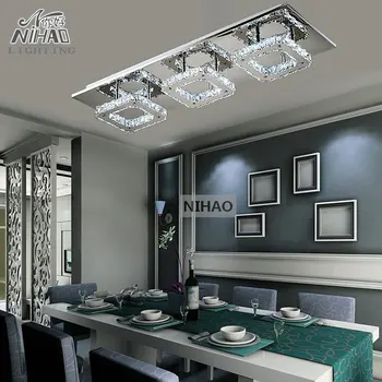 

Modern LED Diamond Crystal Ceiling Light Fitting Crystal Lamp for Hallway Corridor Fast Shipping