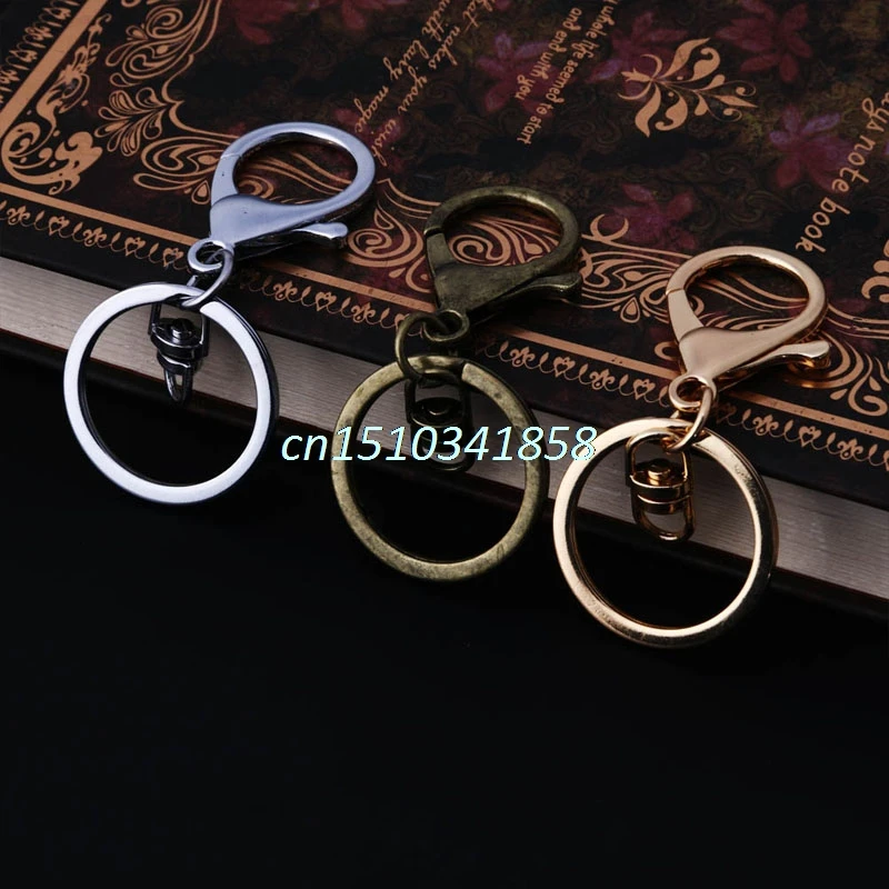 

5pcs Metal Lobster Clasp Clip Snap Hook Keychain Keyring #Y51#