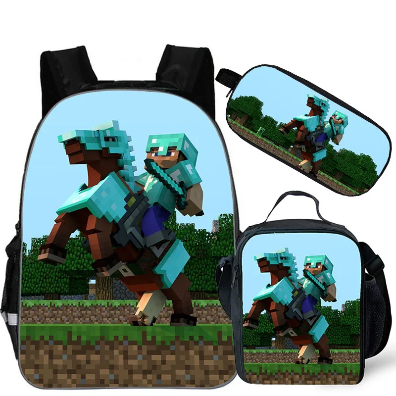 جديد Minecraft Herobri حقيبة مدرسية ل مراهق الفتيان الفتيات الاطفال Personized المدرسية 3 قطعة مجموعات المورد الأطفال الساخن لعبة على ظهره جديد Minecraft Herobri حقيبة مدرسية ل مراهق الفتيان الفتيات الاطفال Personized المدرسية 3 قطعة مجموعات المورد الأطفال الساخن لعبة على ظهره