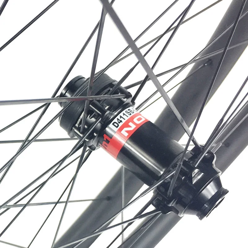 Best SUPER LIGHT 510g 29er MTB XC tubeless 28mm x 22mm front wheel hookless D411SB-CL pull straight hub mountain bike carbon wheel 6