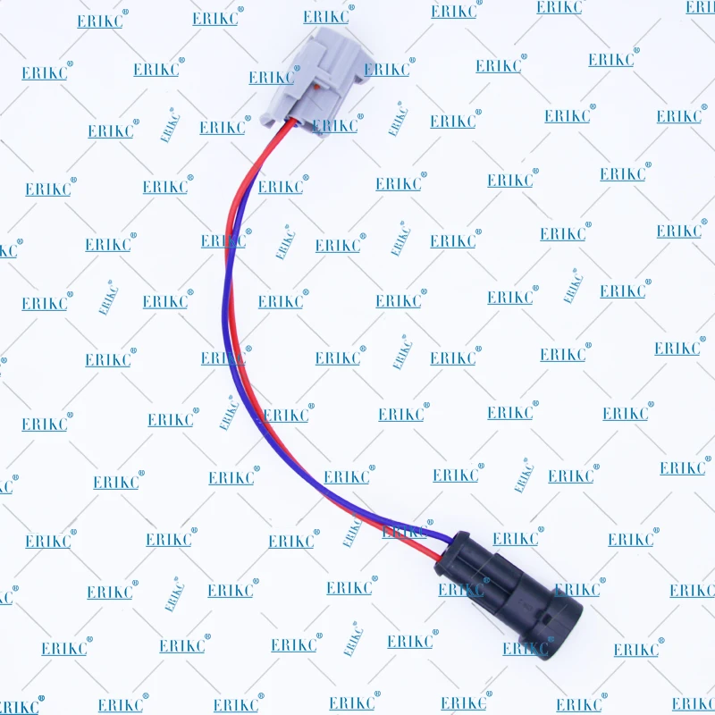 

ERIKC 2 Pin/Way Fuel Injector Connector Plug With Cable Wire E1024036