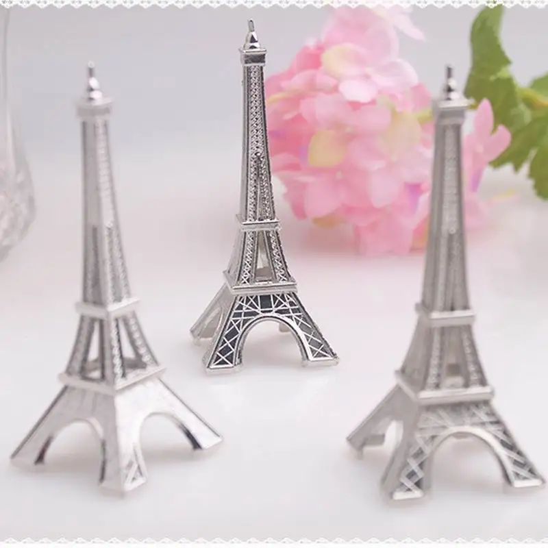 200pcs Lot Evening In Paris Eiffel Tower Silver Finish Place
