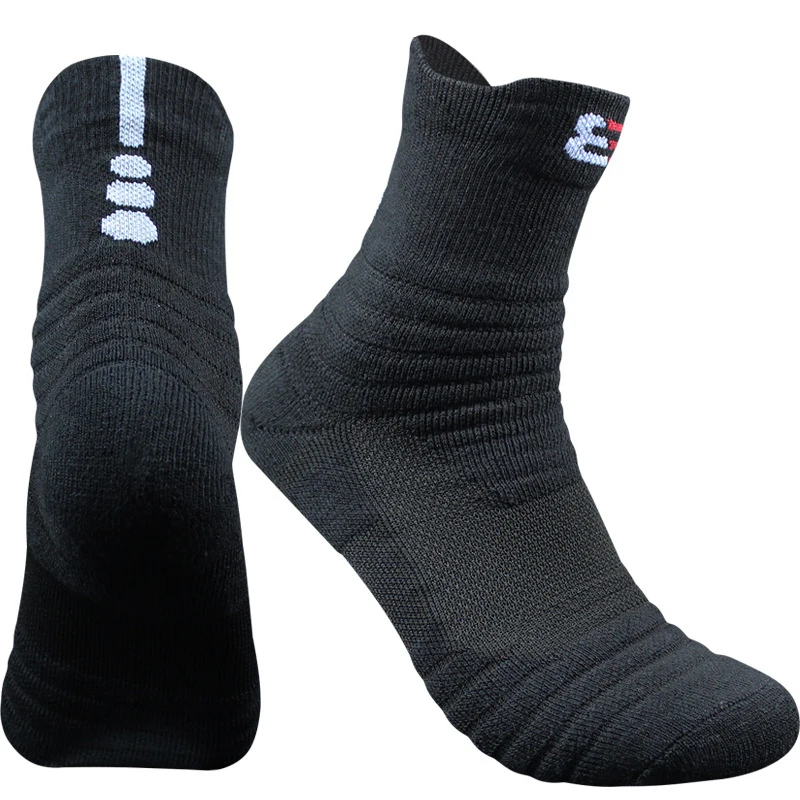 Высококачественные хлопковые плотные мужские носки с лого команды носки для полотенец профессиональные Повседневные носки
