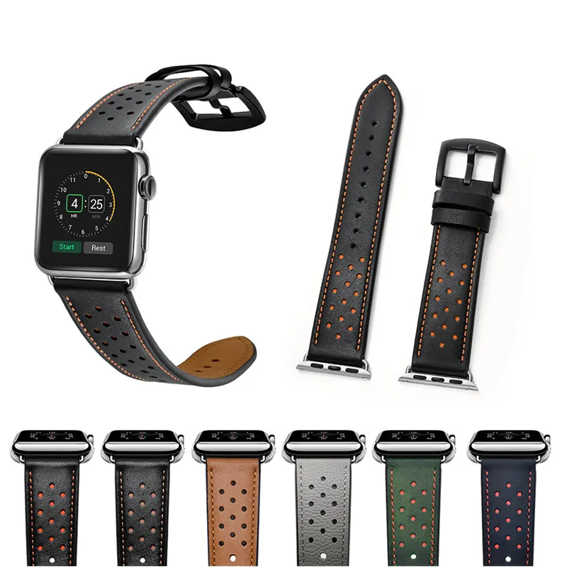Replacement Leather Watch Band Strap for Apple Watch 42mm