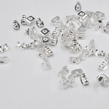 

FLTMRH 350PCS Earrings Back Findings Accessories Fit Stud Earrings Clasp Earring Stopper DIY Earring Fashion Jewelry Making
