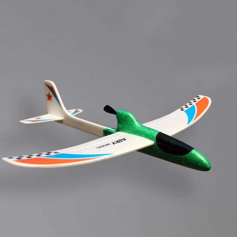 Capacitor Electric Hand Throwing Free-flying Glider Airplane Model I4O4