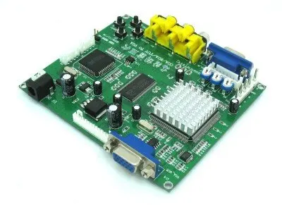 Аркадная игра RGB/CGA/EGA/YUV К VGA HD видеопреобразователь плата 1 выход|cga ega|rgb cgaega to vga |