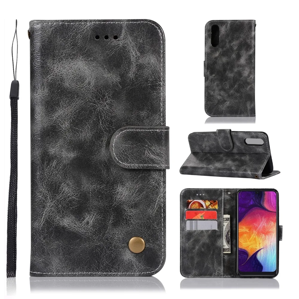 

Magnet Flip Wallet Book Shockproof Phone Case Leather+Silicone Cover On For Samsung Galaxy A20 A30 A50 2019 A 20 30 50 32/64 GB