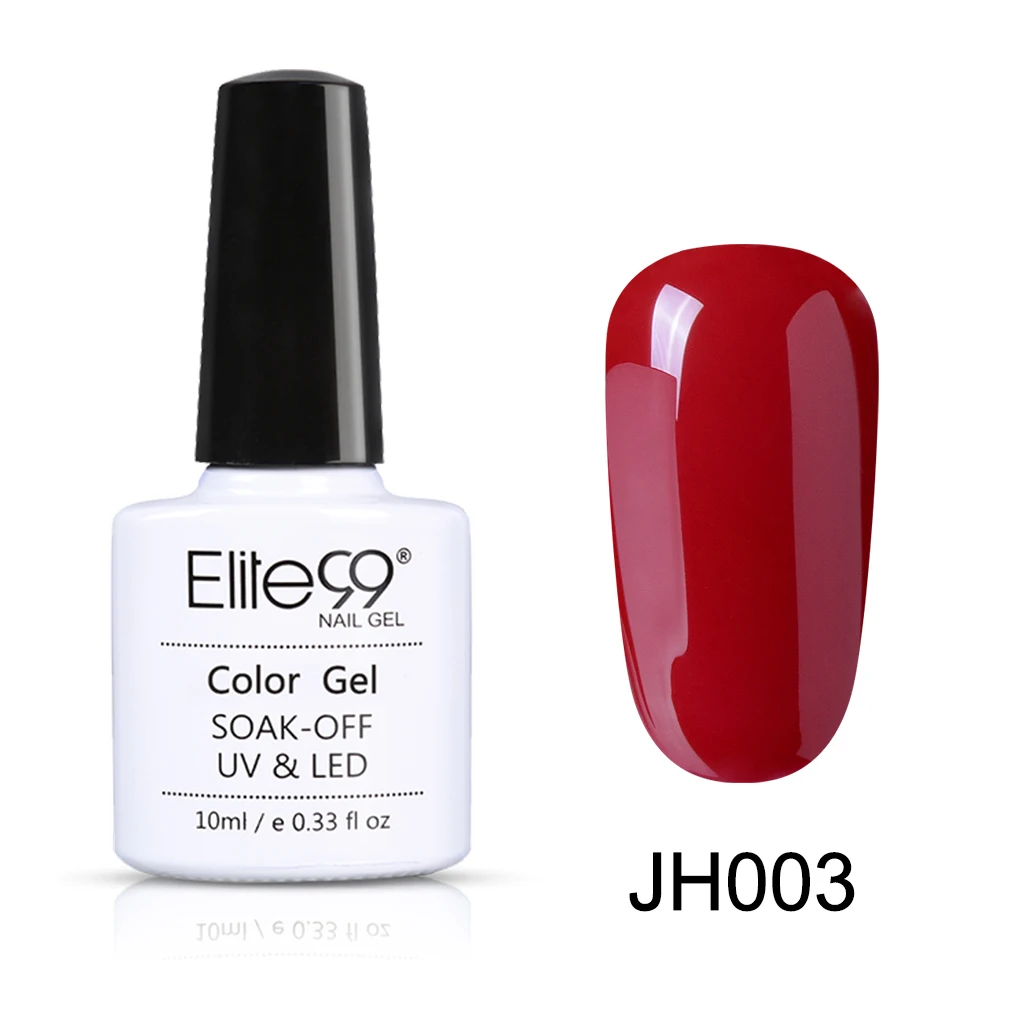 Elite99 10 мл телесный цвет Гель-лак дизайн ногтей маникюр замочить от полу Perment эмаль УФ-гель для ногтей лак - Цвет: JH003