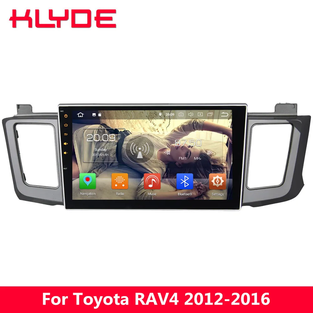 

KLYDE 10.1" IPS 4G Octa Core PX5 Android 8 7.1 4GB RAM 32GB ROM Car DVD Multimedia Player Stereo Radio For Toyota RAV4 2012-2016
