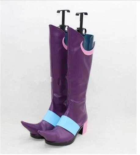 Little Witch Academia Akko Kagari Cosplay Shoes Boots shoe boot :Free shipping