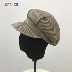 QPALCR 2019 весна лето восьмиугольная кепка шляпы для женщин японский стиль тыква шляпа Солнцезащитная соломенная шляпа Мода Тени