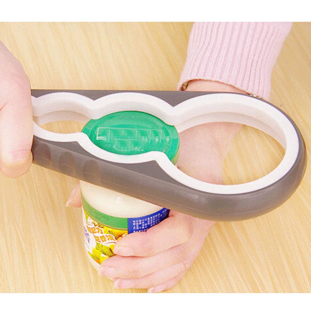 Convenientv Jar Bottle Cover Gourd-shaped 4 in 1 Key Multifunction Can Opener Kitchen Tool creative kichen tools cuisine gadget