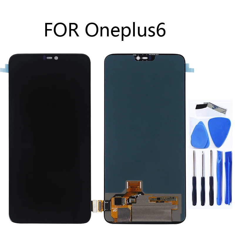 AMOLED оригинальный ЖК-дисплей дисплей для Oneplus 6 сенсорный экран Замена Комплект 28