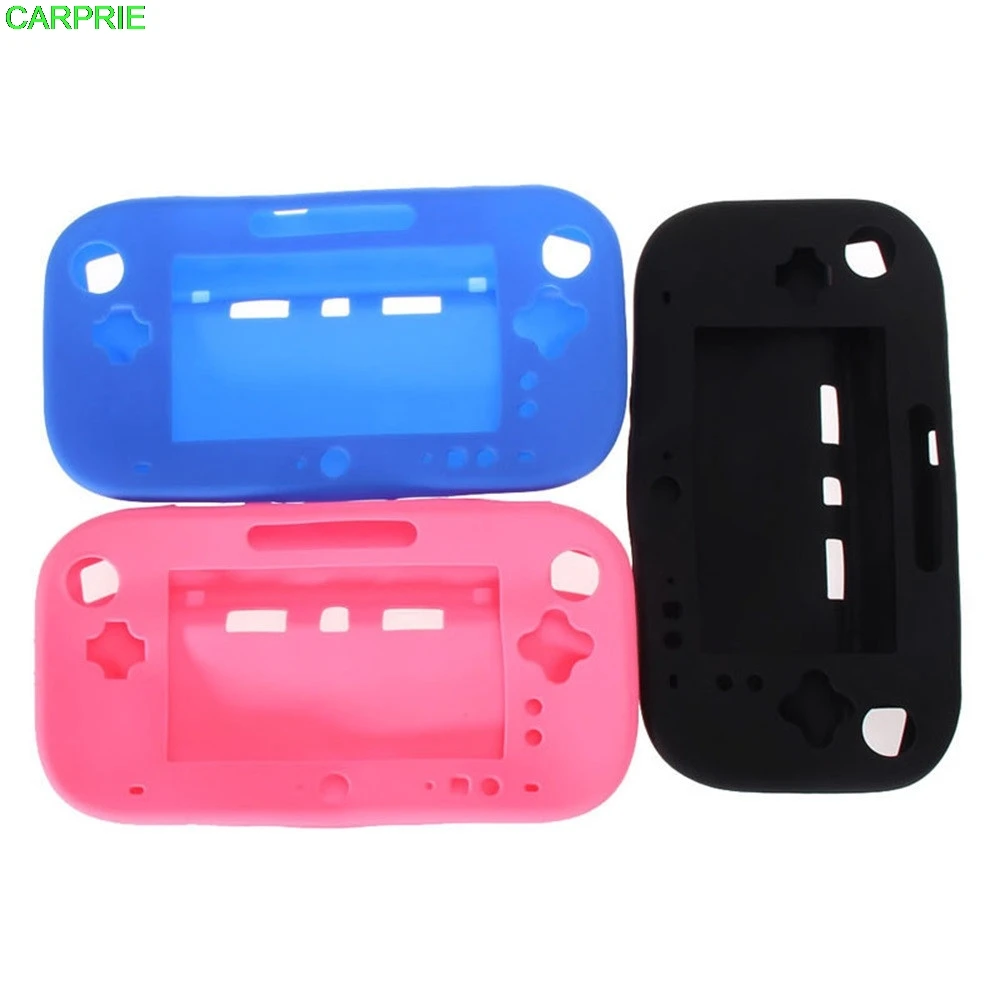 

CARPRIE 2019 New Silicone Rubber Skin Case Protective Cover For Wii U Gamepad Wireless Controller Z30406