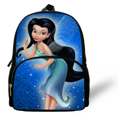 12 дюймов Mochila Tinker Bell рюкзак Детская Фея Розетта Vidia мультфильм детские школьные рюкзаки для девочек От 1 до 6 лет Mochila Infantil Menina - Цвет: Шоколад