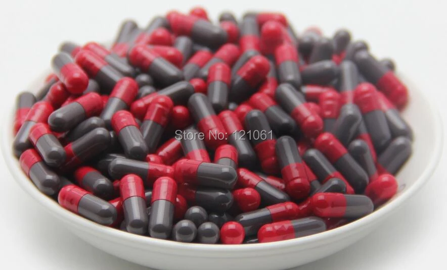 4 #5,000 sztuk! czerwony szary kolorowe puste kapsułki żelatynowe rozmiar  4, puste kapsułki wielkości 4, (połączone lub oddzielone kapsułki  dostępne!)|capsule size|capsules size 4capsules empty - AliExpress