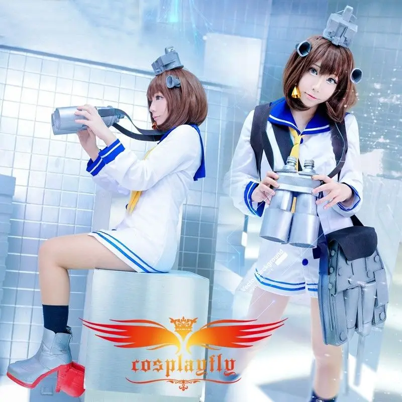 

Kantai Collection Kancolle Fleet Girls Kagero Destroyer Yukikaze Cosplay Costume custom made any size (W0367)