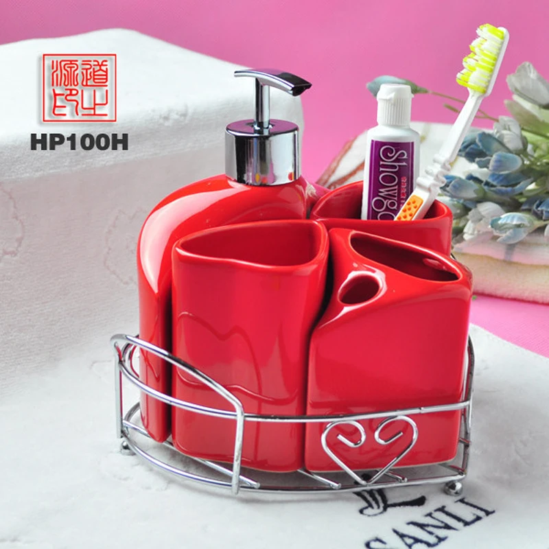 Bathroom supplies kit ceramic bathroom set piece set shukoubei bathroom