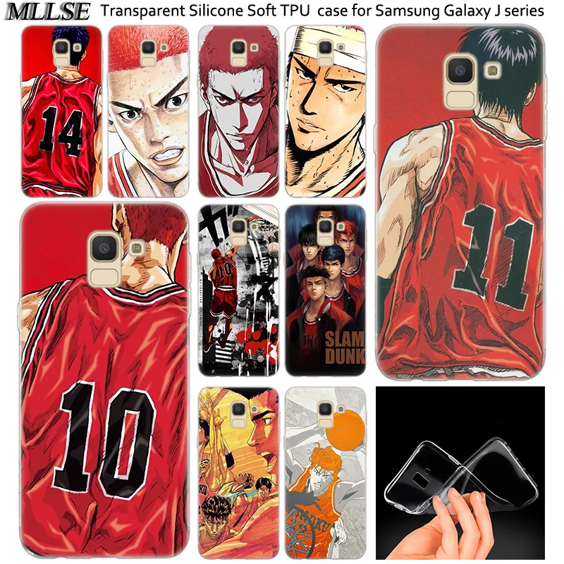 Hot Anime Slam Dunk Soft Silicone Case For Samsung Galaxy J2Pro J4 J6 J8 2018 J3 J5 J7 2016 2017EU Prime CORE Plus Fashion Cover | Мобильные