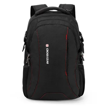 

suissewin men 17 inch anti theft business mutifuctional fashion casual waterproof 15.6 Laptop backpack Music backpack