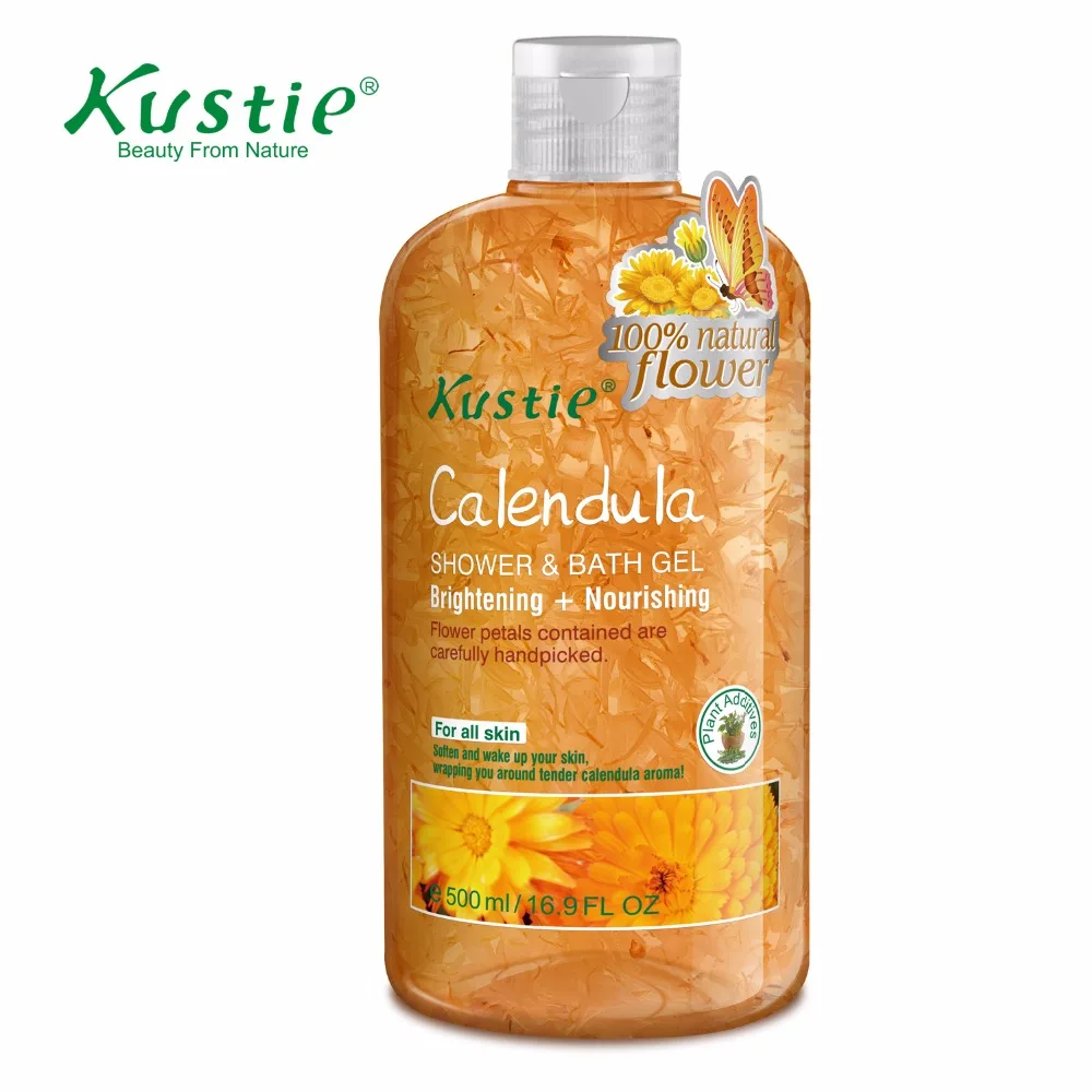 Kustie 500ml Flower Series Liquid Body Wash Brightening & Whitening