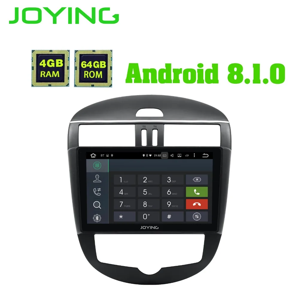 

JOYING 10.1" IPS Screen 4G ram Android 8.1 GPS Unit Radio Car Stereo Player Autoradio for Nissan Tiida/Versa 2011-2015 Head Unit