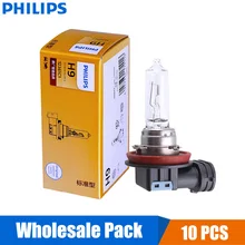 10 шт. Philips Vision H9 12 в 65 Вт 12361C1+ 30% более яркий свет автомобиля галогенная передняя фара лампа авто лампа OEM упаковка