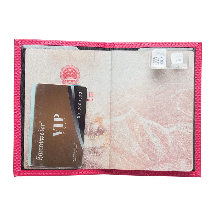 Новая модная Обложка для паспорта для женщин Россия розовый держатель для паспорта дорожные Чехлы для паспорта для девочек чехол для паспорта искусственная кожа