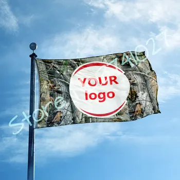

Chicago Flag 3X5FT 90x150cm 100% Polyester with camouflage background Sport banner with 2 grommet Chicago any logo flag