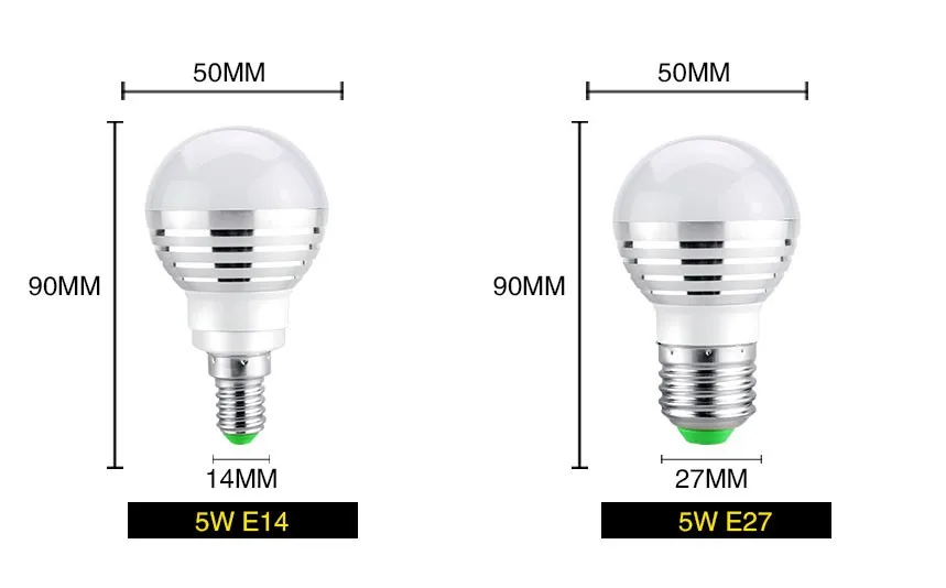 5W RGB RGBW LED bulb (8)