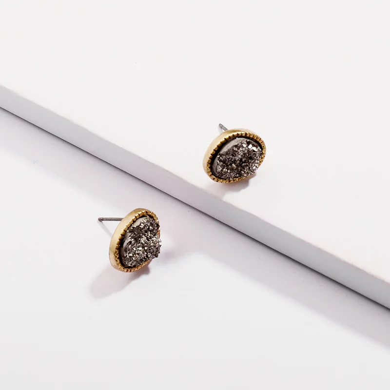 Милые маленькие персиковые серьги-гвоздики в форме сердца леопардовые серьги-гвоздики из ротанга для женщин ювелирные изделия