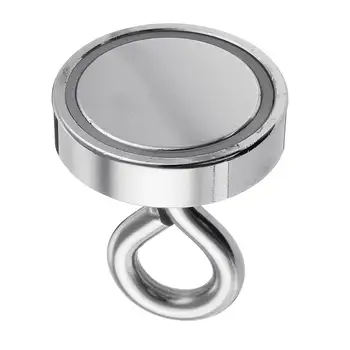 

98KG D44mm Neodymium Magnet Metal Sea Treasure Search Fish Hunting Recovery Magnets Circular Ring Holder Strong Powerful
