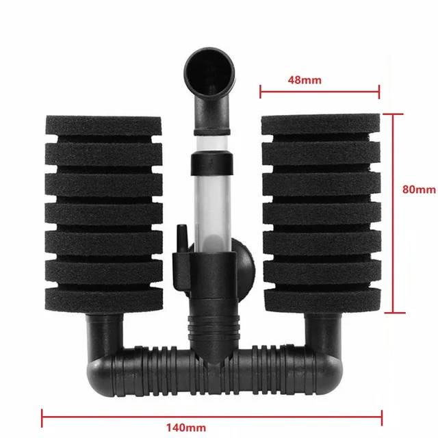 Great Aquarium Bio Sponge Filter Fish Tank Shrimp Pond Air Pump Biochemical Filtration Noiseless Foam aquarium accessories 6