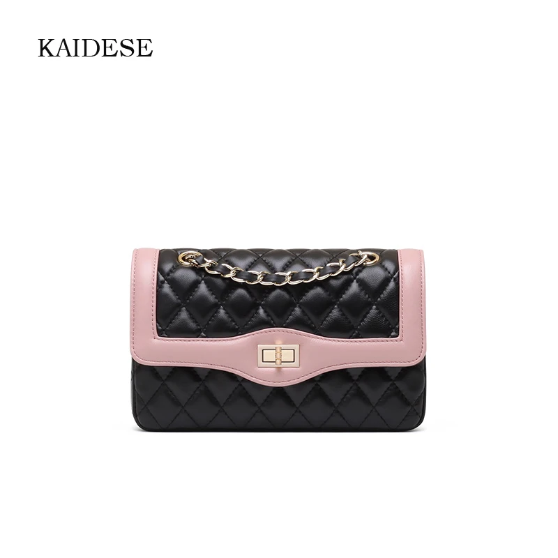 

KAIDESE summer new sheepskin bag slanted shoulder slanting and slanted female bag