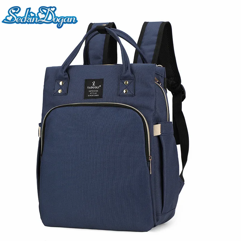 

SeckinDogan Baby Diaper Bag Multifunction Waterproof Mother Nappy Backpacks Convenient Mummy Bag Large Capacity Travel Bags