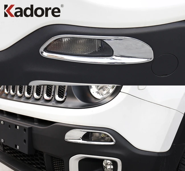For Jeep Renegade 2014 2015 2016 2017 2018 2019 ABS Chrome Daytime