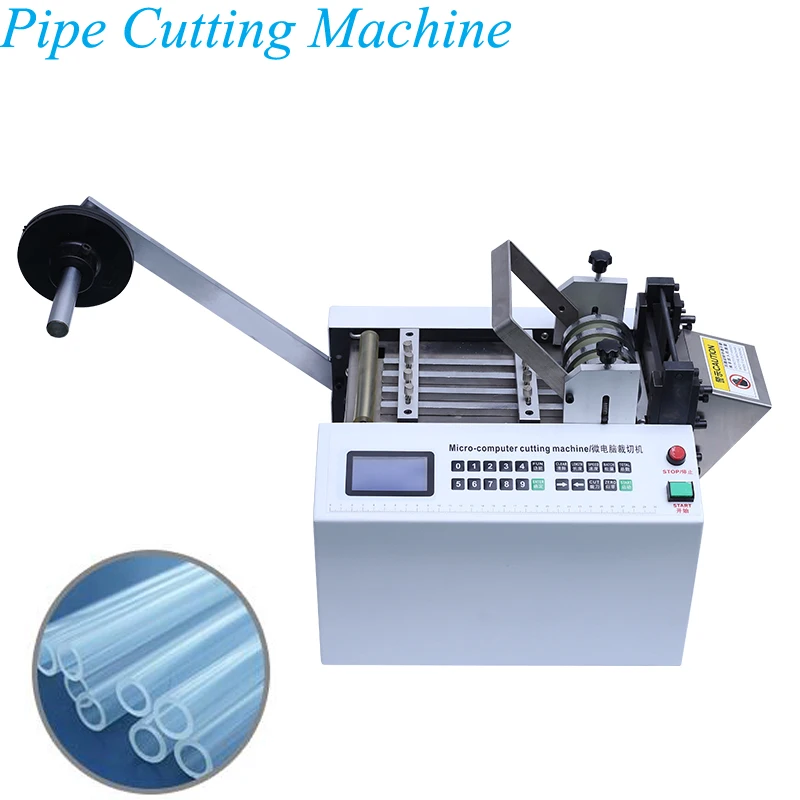  DG-100B Automatic Computer Wire Cable Tube Pvc Paper Cutting Machine 220V