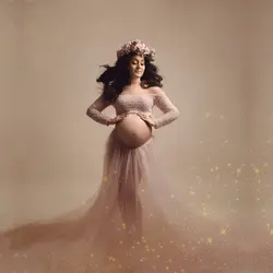 Для беременных Тюлевая юбка для фотографии для беременных Подставки для фотографий длинные Тюлевая юбка для фотографирования беременных