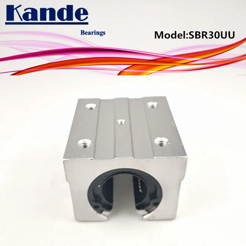 Kande подшипники 2 шт. SBR30UU SBR30 UU открытый блок подшипников с ЧПУ детали направляющие
