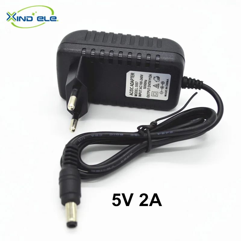 plug x dc power 2.5mm 5.5mm 2A 240V Adapter AC 2000mA 5V2A 100V Converter DC 5V Power