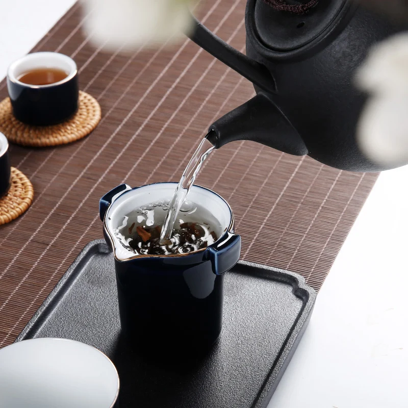  Zen Japanese Style Portable Travel Outdoor Kung Fu Tea Sets Creative Quick Cup 1 Teapot 2 Teacup 1F