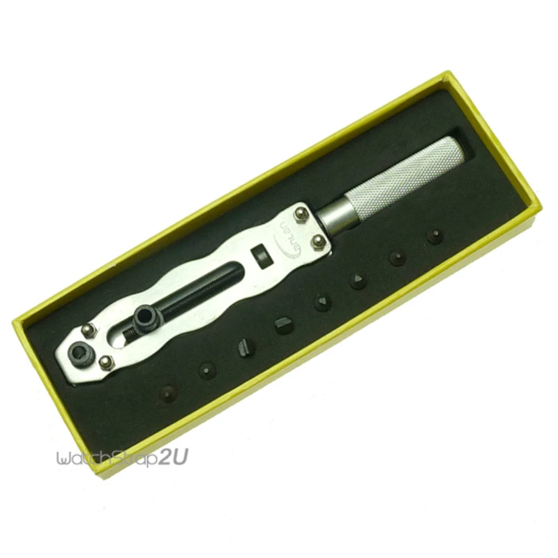 

Watchmaker Watch Back Case Opener Adjustable Remover Wrench Tool Silver