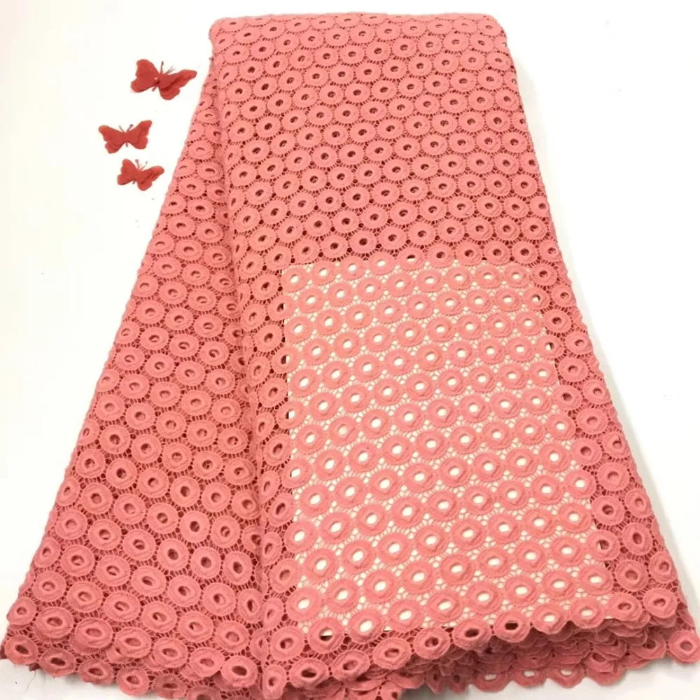 

Water Soluble Soft Lace Fabric Cord Laces For African Women Laces