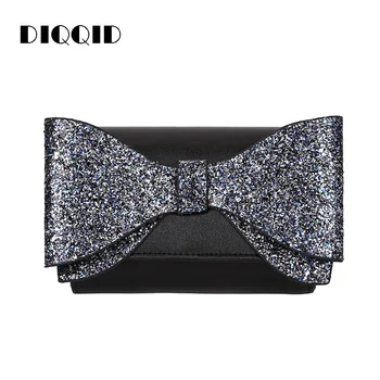 

DIQQID Women Messenger Bags Cute Bow Knot Leather Crossbody Bags for Women 2018 Ladies Mini Handbags Shoulder Bag bolsa feminina