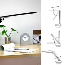 [Seven Neon] 8 комплектов Портативный 7 Вт Диммируемый сенсорный патент дизайн+ Календарь+ Температура Светодиодная настольная лампа, светодиодная настольная детская лампа для чтения