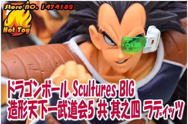 100% Оригинальные Banpresto скульптуры большой Zoukei Tenkaichi Budoukai 5 Vol.4 Коллекция Рисунок-Raditz от "Dragon Ball Z"